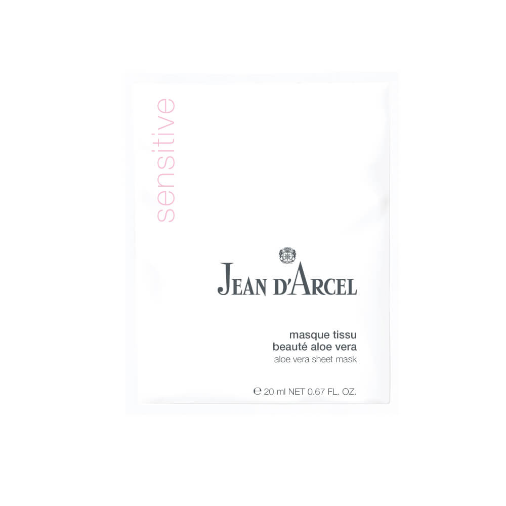 masque tissu beauté aloe vera - Jean D'Arcel - Professzionális márka Németországból